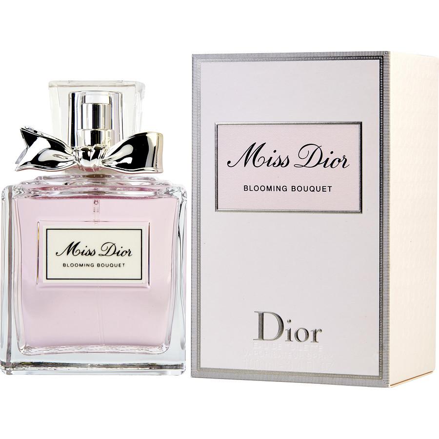 Miss Dior Blooming Bouquet EDT spray, 3.4 oz, jacquard bow bottle