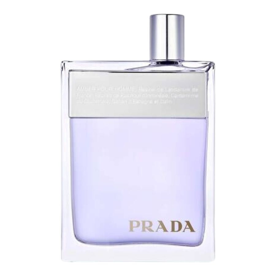 Prada Amber Pour Homme men’s EDT tester 3.4 oz, minimalist bottle