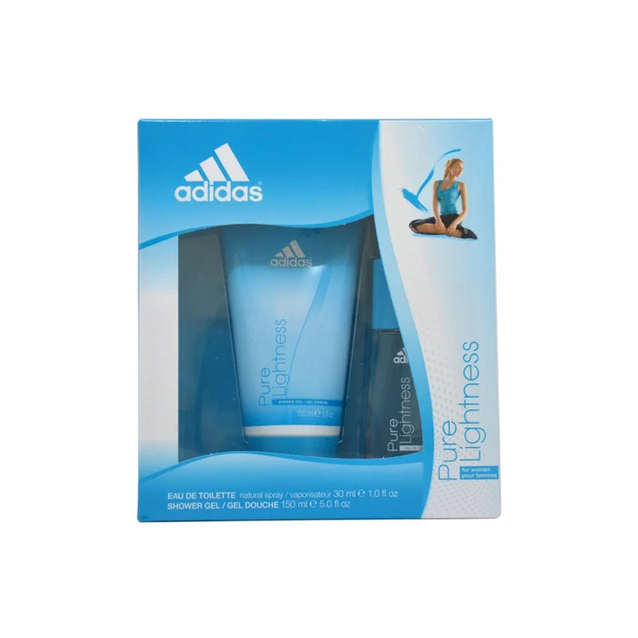 Adidas Pure Lightness women's EDT 1.0 oz fragrance gift set