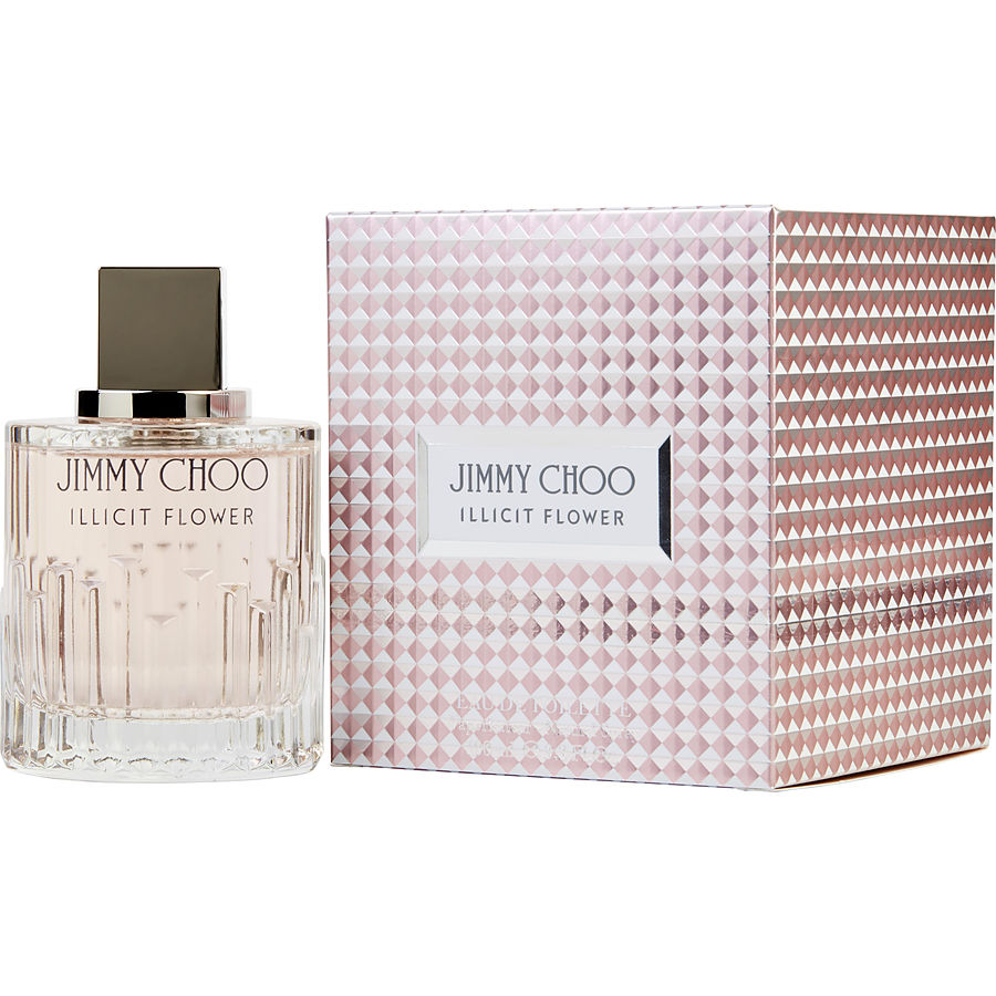 Illicit Flower by Jimmy Choo EDT 3.4 oz pink bottle