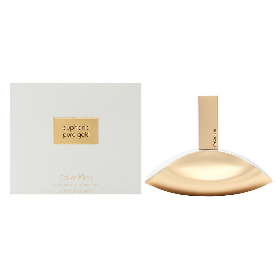 Foto de Pure Gold Euphoria de Calvin Klein para mujer EDP en spray de 3,4 oz