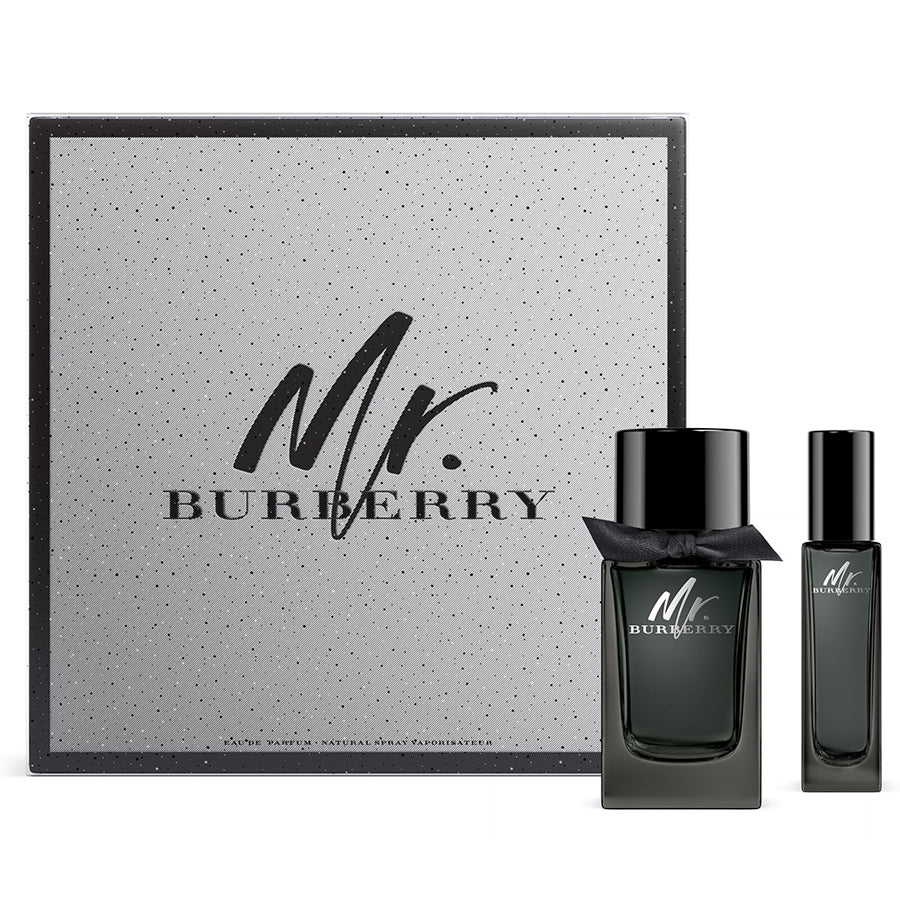 Foto de Mr. Burberry de Burberry para hombre, juego de regalo EDP de 3,0 oz