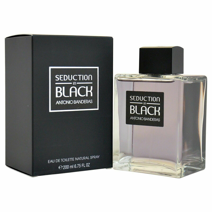 Foto de Seduction in Black de Antonio Banderas para hombres 6.7 oz EDT Spray