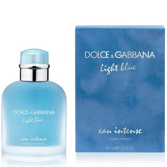 Light Blue Eau Intense de Dolce &amp; Gabbana para hombre, 3.4 oz EDP Spray