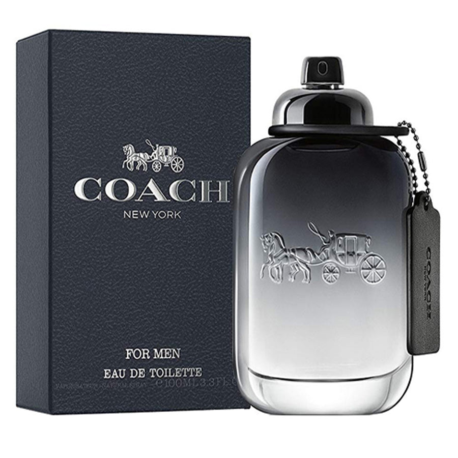 Coach for Men de Coach EDT en aerosol de 3,4 oz, botella gris ombré