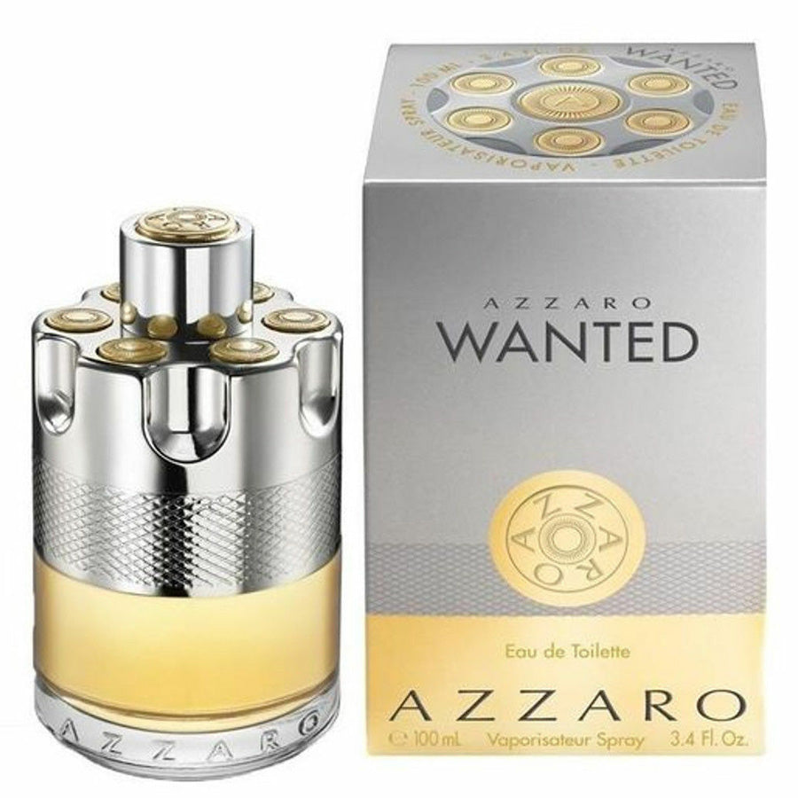 Azzaro Wanted for Men 3.4 oz EDT, botella con tapa de barril