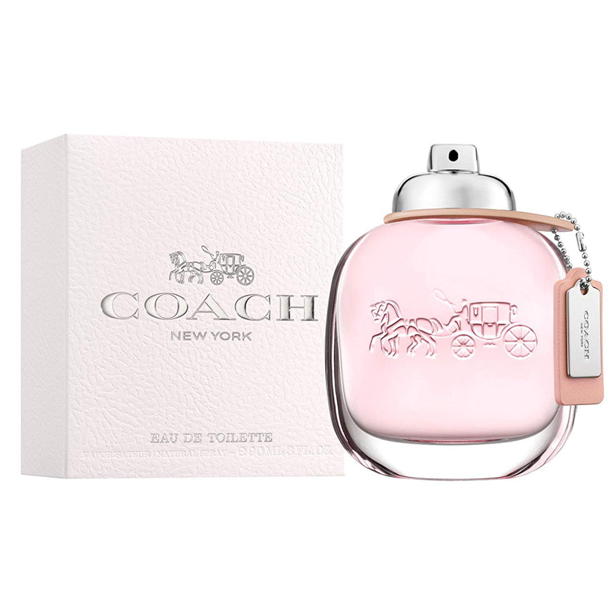 Coach New York by Coach EDT en aerosol para mujer de 3,0 oz, jugo rosa