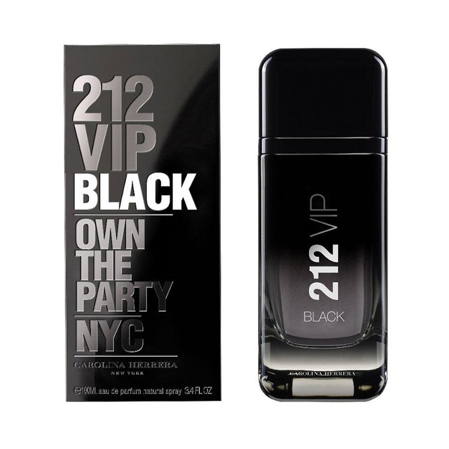 212 VIP Black Carolina Herrera men’s EDP 3.4 oz dark bottle