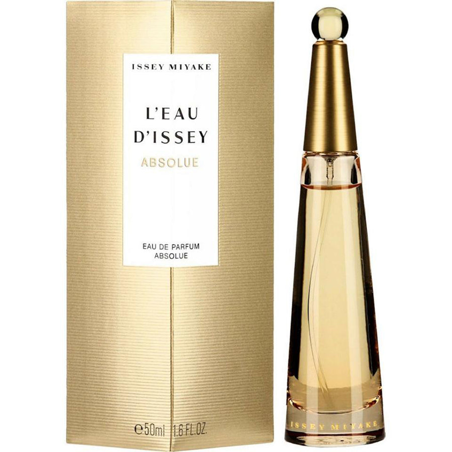 L’Eau d’Issey Absolue women’s gold 1.7 oz EDP bottle
