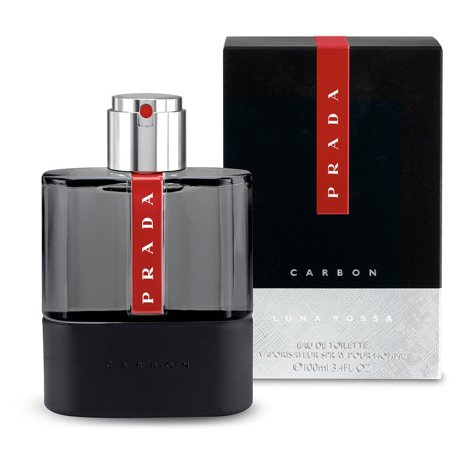 Foto de Luna Rossa Carbon de Prada para hombres EDT en aerosol de 3.4 oz
