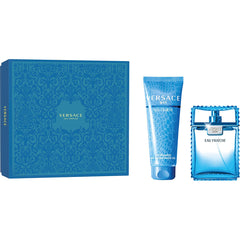 Versace Man Eau Fraiche de Versace para hombre, set de regalo EDT de 3.4 oz