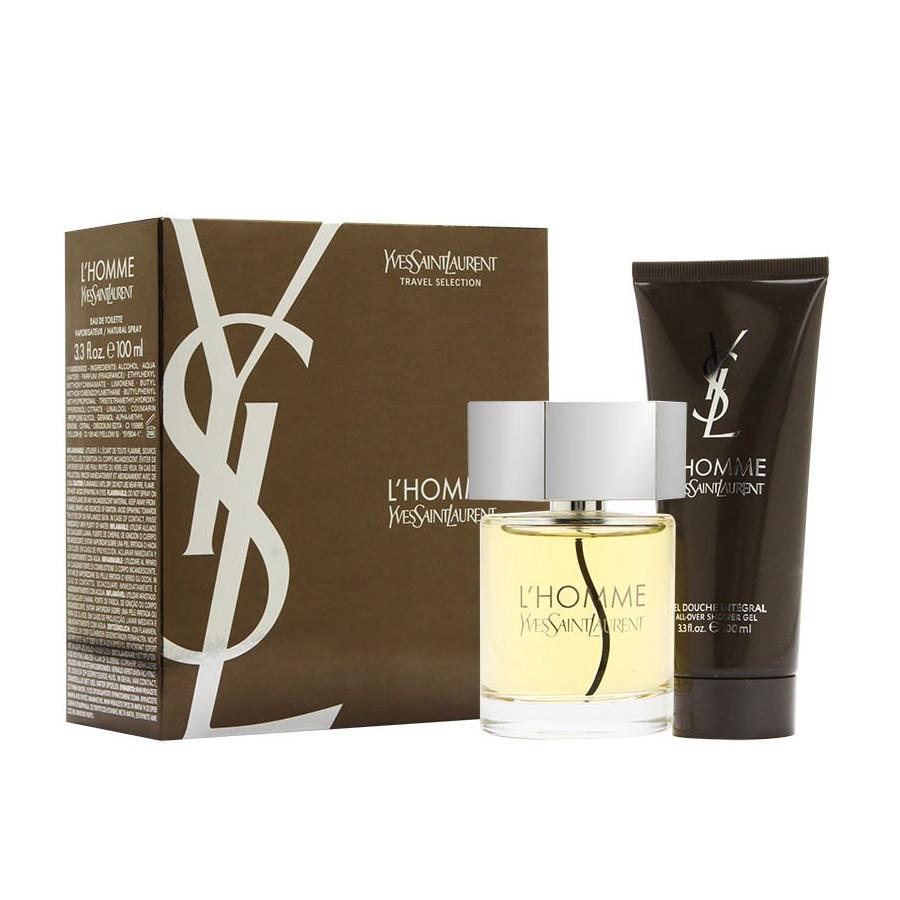 Foto de L'Homme de Yves Saint Laurent para hombre, set de regalo EDT de 3,4 oz