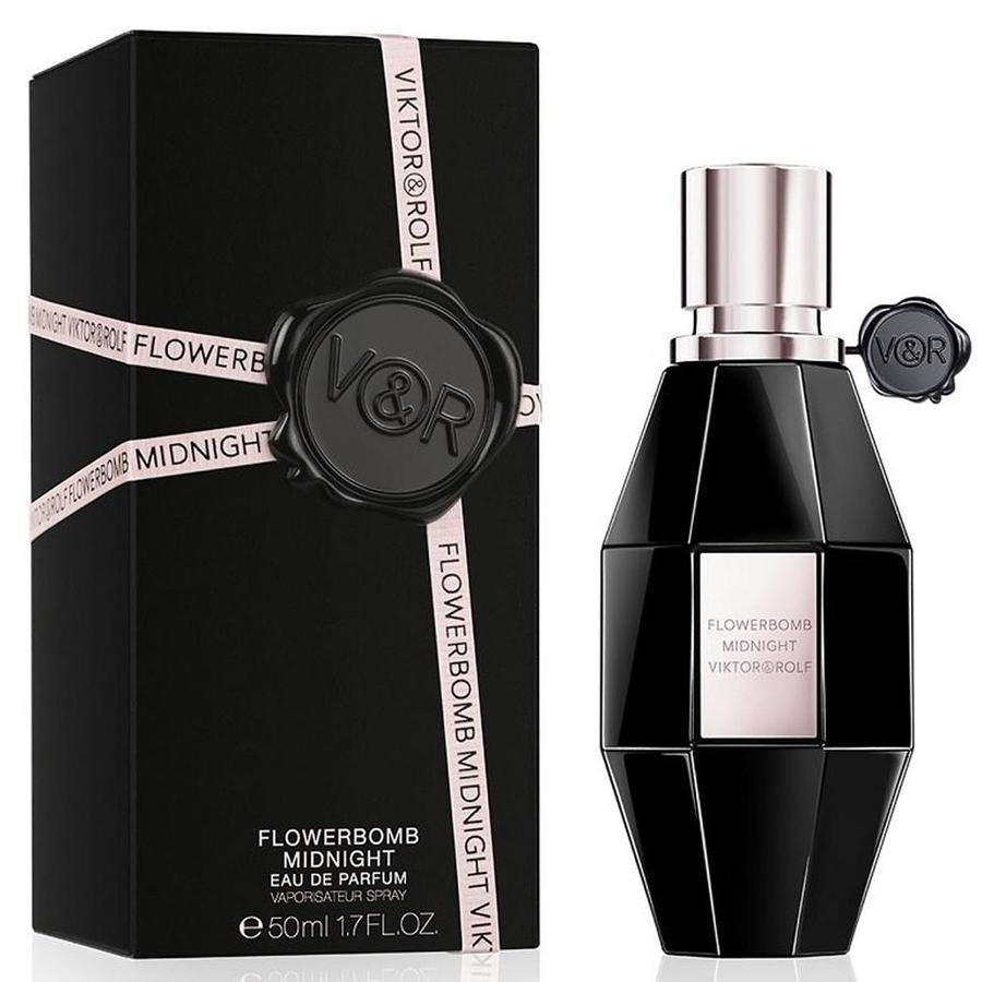 Foto de Flowerbomb Midnight de Viktor&Rolf para mujer EDP en aerosol de 1,7 oz