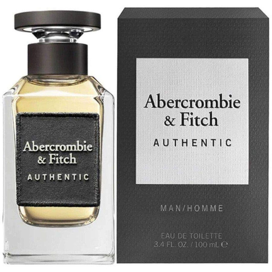 Authentic by Abercrombie & Fitch for Men 3.4 oz EDT Spray with dark cap