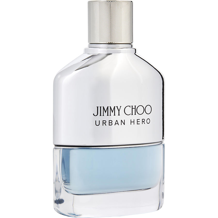 Jimmy Choo Urban Hero EDP tester, 3.4 oz chrome flask bottle