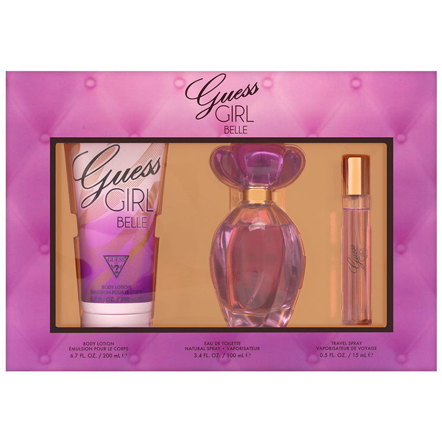 Guess Girl Belle by Guess for Women 3.4 oz EDT 3 PC Gift Set