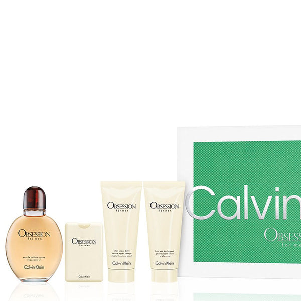 Photo of Obsession by Calvin Klein for Men 4.0 oz EDT 4 PC Gift Set