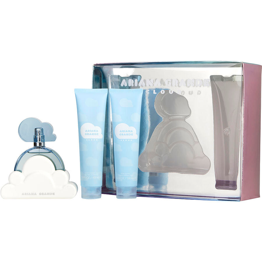 Ariana Grande Cloud women’s perfume 3.4 oz 3-piece gift set, cloud bottle