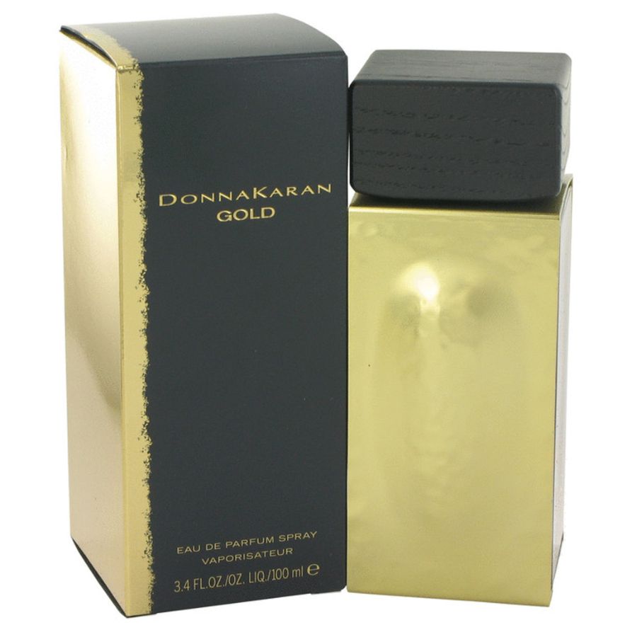 Donna Karan Gold EDP 3.4 oz gold women’s bottle