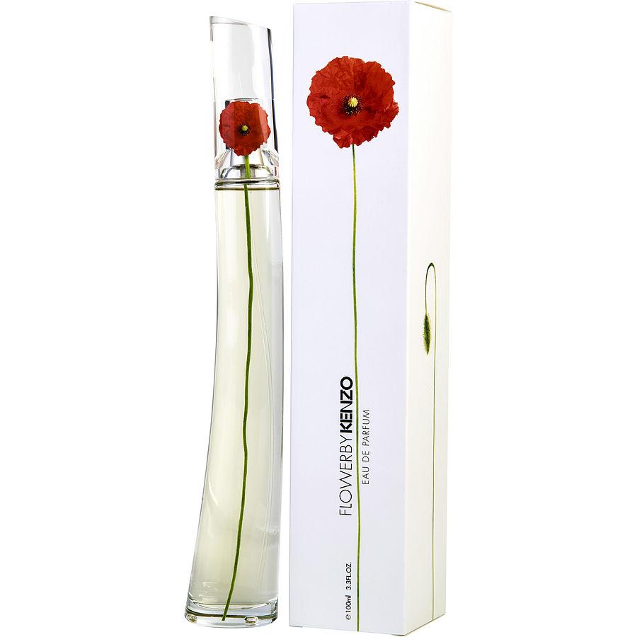 Flower by Kenzo EDP para mujer, 3,4 oz, botella alta de amapola
