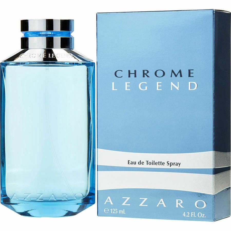 Chrome Legend by Azzaro men’s EDT 4.2 oz blue bottle
