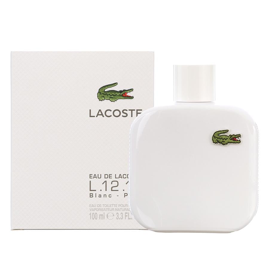 Lacoste Blanc L.12.12 men’s EDT 3.4 oz spray, white bottle