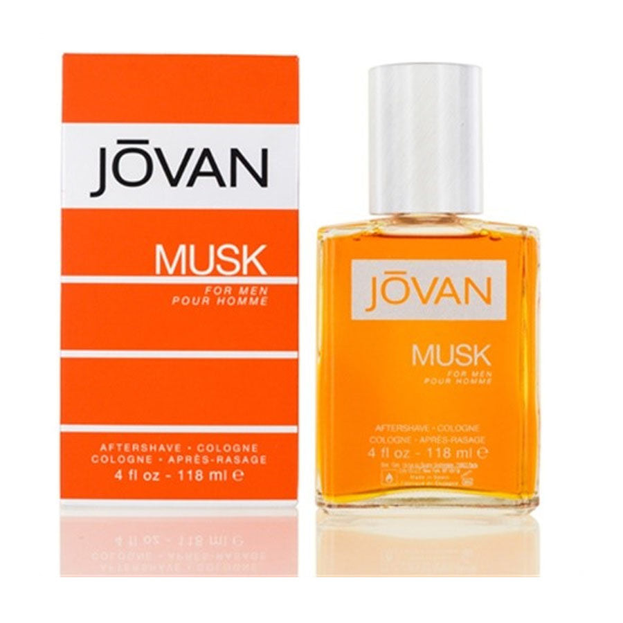 Jovan Musk by Jovan EDC para después del afeitado para hombres, botella de 4.0 oz