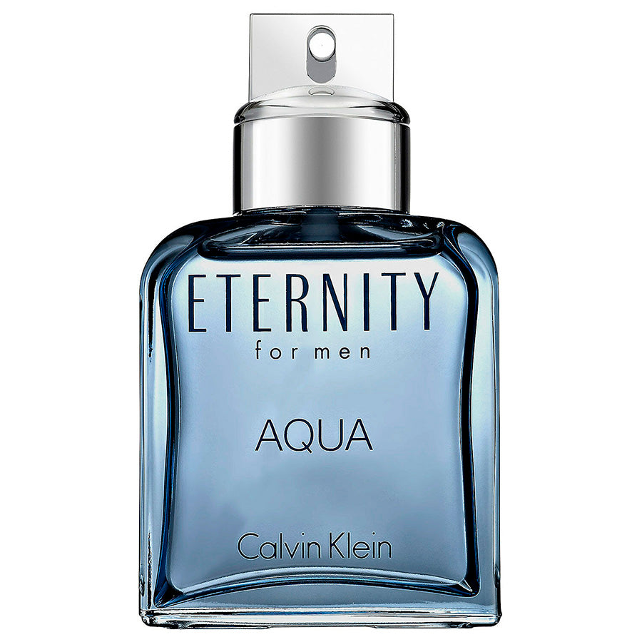 Eternity Aqua for Men 3.4 oz EDT tester, blue CK bottle
