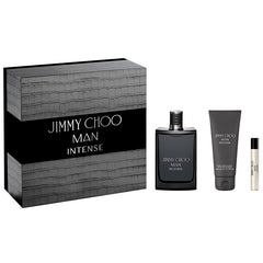 Jimmy Choo Man Intense de Jimmy Choo para hombre, 3.4 oz EDT, set de regalo de 3 piezas