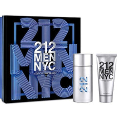 212 Men by Carolina Herrera for Men 3.4 oz EDT Gift Set