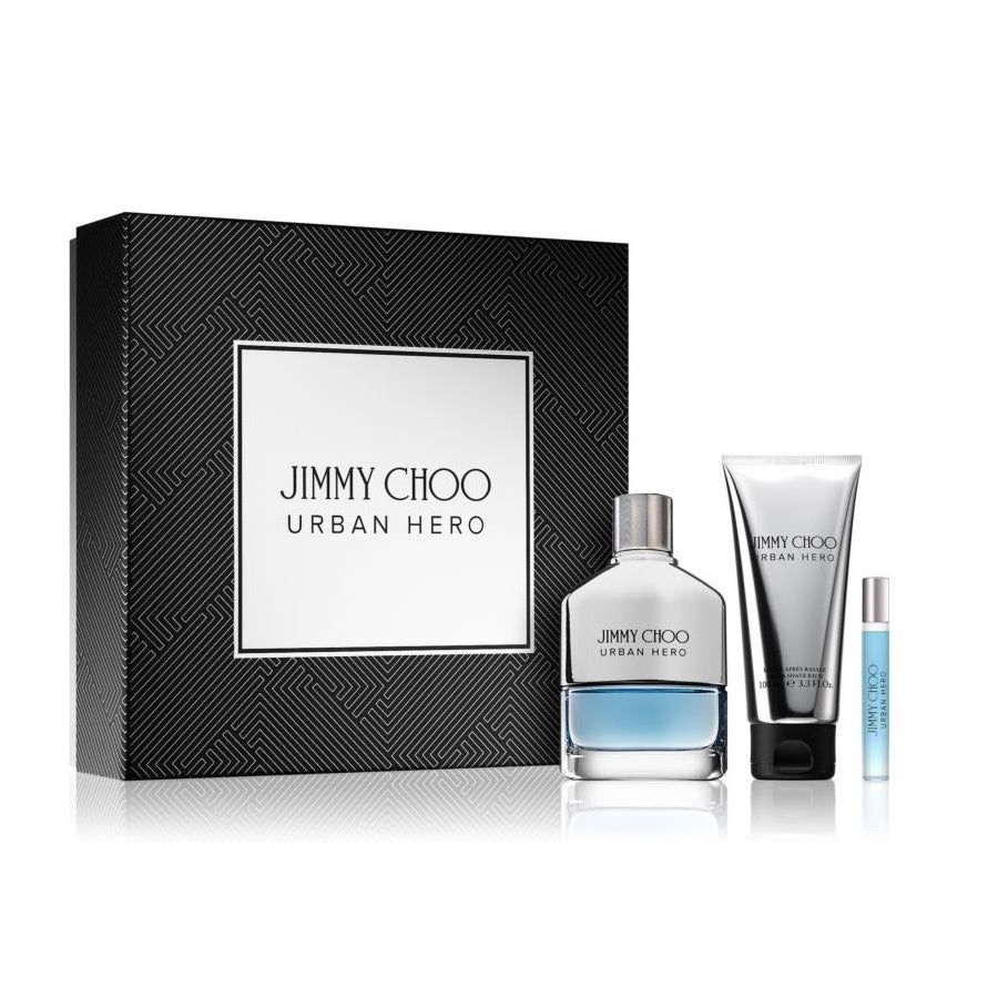 Photo of Urban Hero by Jimmy Choo for Men 3.4 oz EDP 3 PC Gift Set