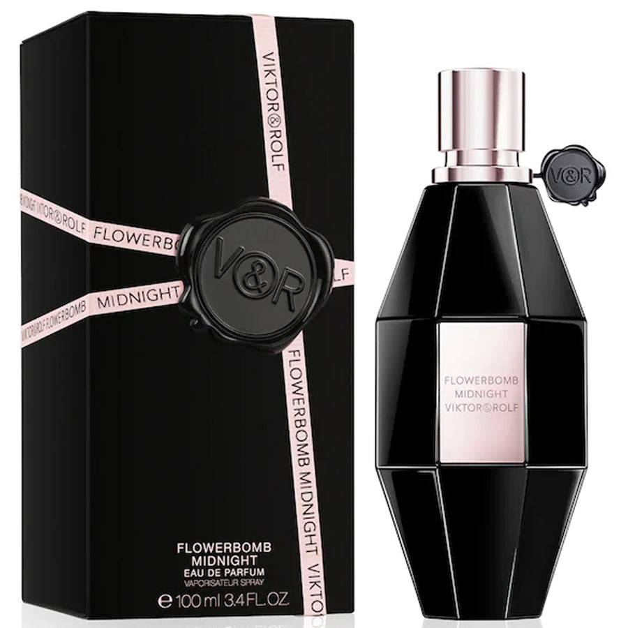 Foto de Flowerbomb Midnight de Viktor&Rolf para mujer EDP en aerosol de 3,4 oz