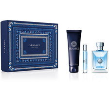 Versace Pour Homme by Versace for Men 3.4 oz EDT 3 PC Gift Set