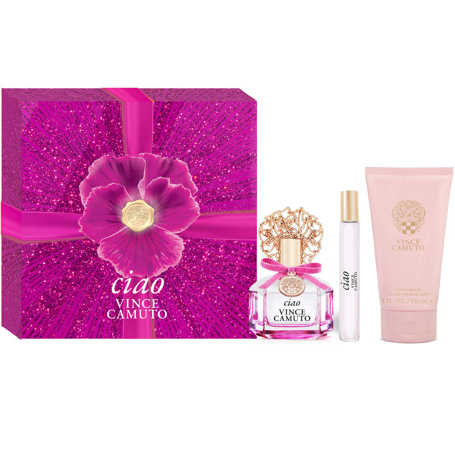 Ciao by Vince Camuto EDP Gift Set for women 3pc packaging