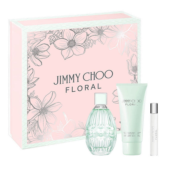 Photo of Jimmy Choo Floral by Jimmy Choo for Women 3.4 oz EDT 3 PC Gift Set