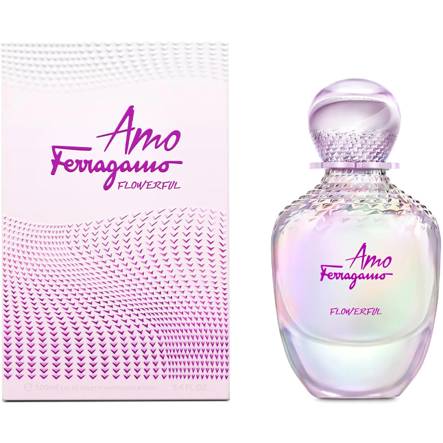 Amo Flowerful By Salvatore Ferragamo For Women 3 4 Oz Edp Spray Pla