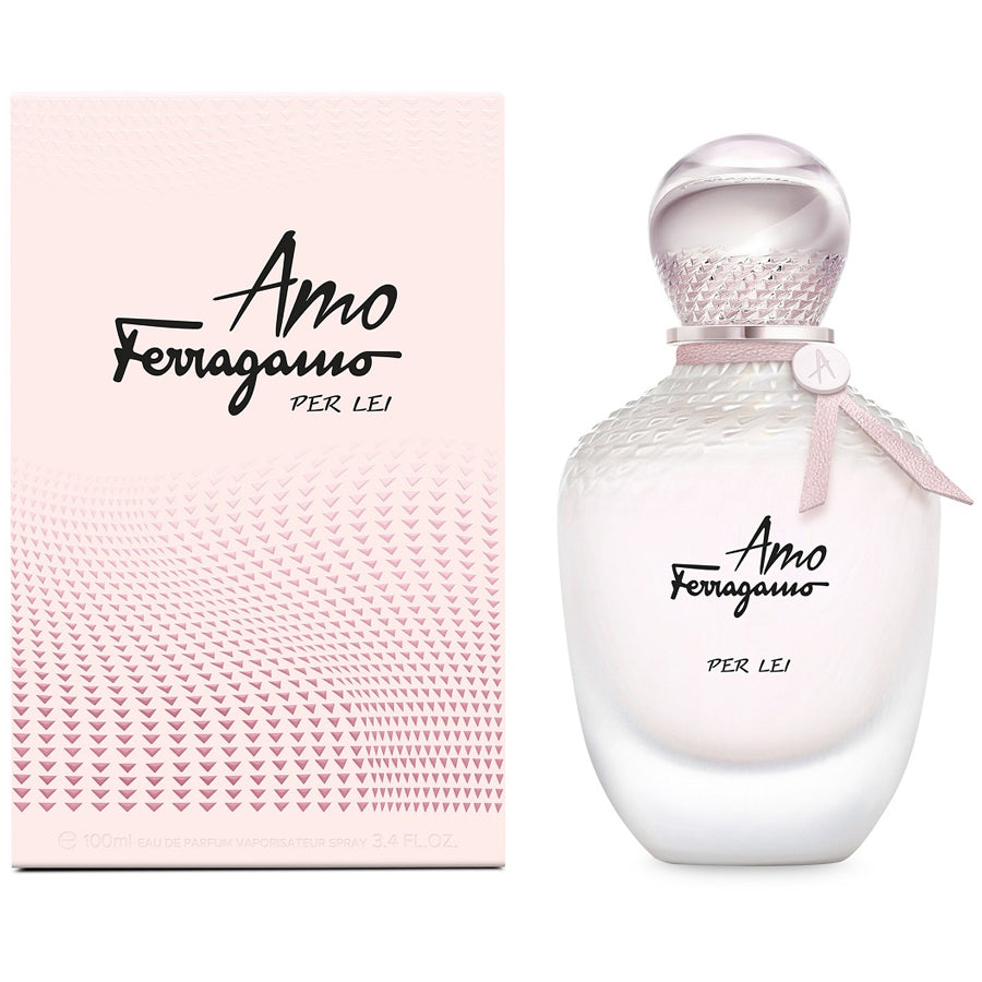 Amo Ferragamo Per Lei women EDP 3.4 oz pink bottle