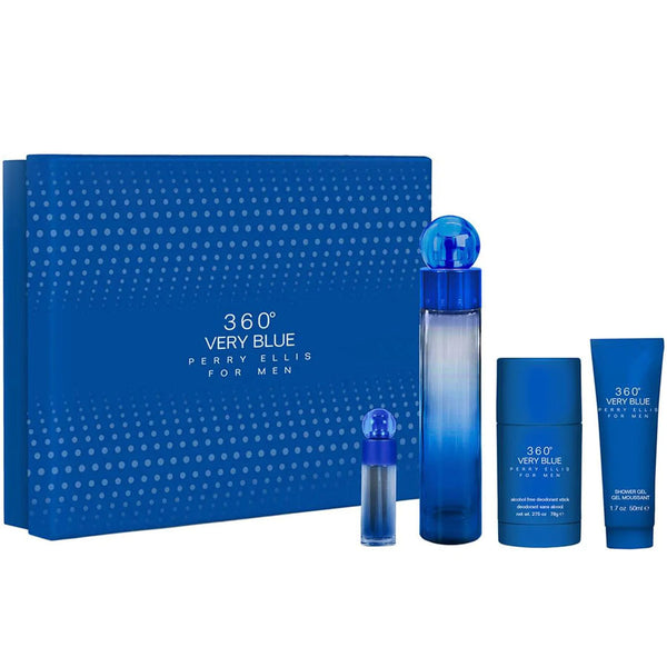 360 Very Blue M-3.4-EDT-4PC - Perfumes Los Angeles
