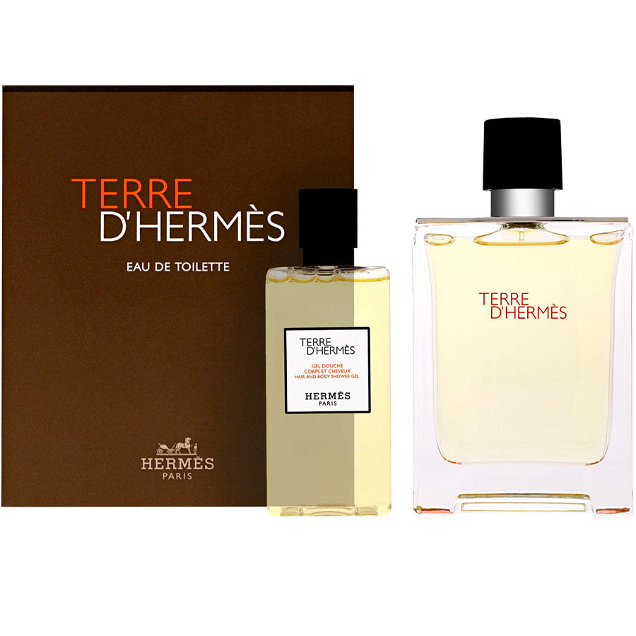 Hermès Terre d’Hermès men’s EDT 2-pc gift set, 3.7 oz bottle