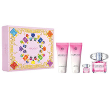 Bright Crystal by Versace for Women 3.0 oz EDT 4PC Gift Set