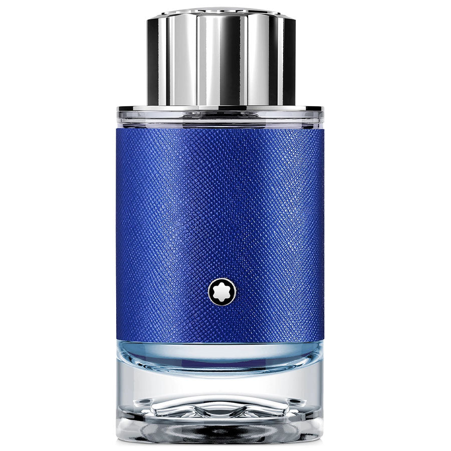Probador de EDP Montblanc Explorer Ultra Blue de 3,4 oz, botella envolvente azul