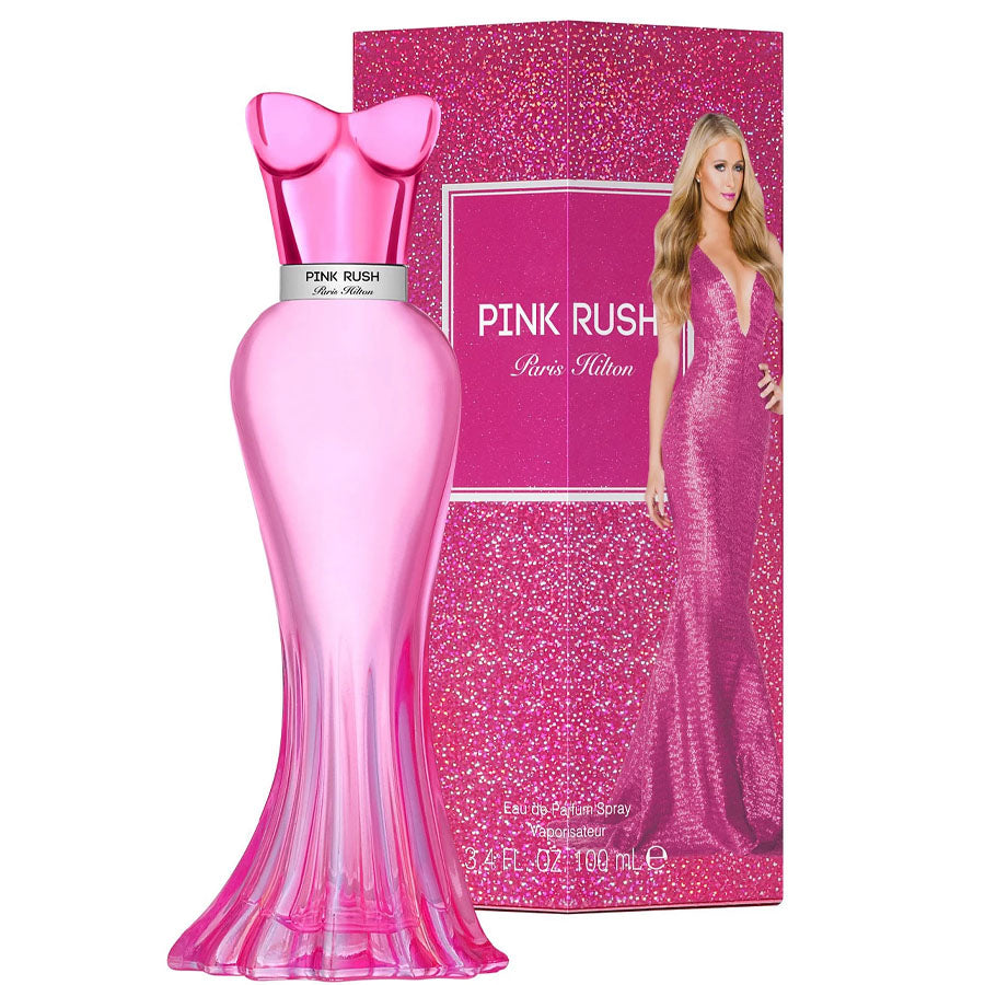 Pink Rush by Paris Hilton women’s EDP spray 3.4 oz pink bottle