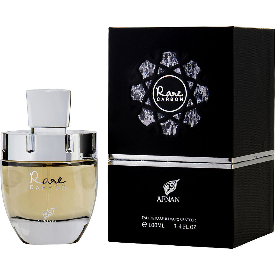 Rare Carbon by Afnan unisex EDP spray 3.4 oz dark bottle