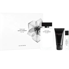 For Her Pure Musc by Narciso Rodriguez for Women 3.4 oz EDP 3PC Gift Set