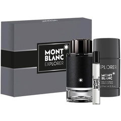 Explorer by Montblanc for Men 3.4 oz EDP 3pc Gift Set
