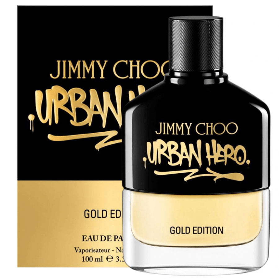 Urban Hero Gold Edition men’s eau de parfum 3.4 oz gold bottle