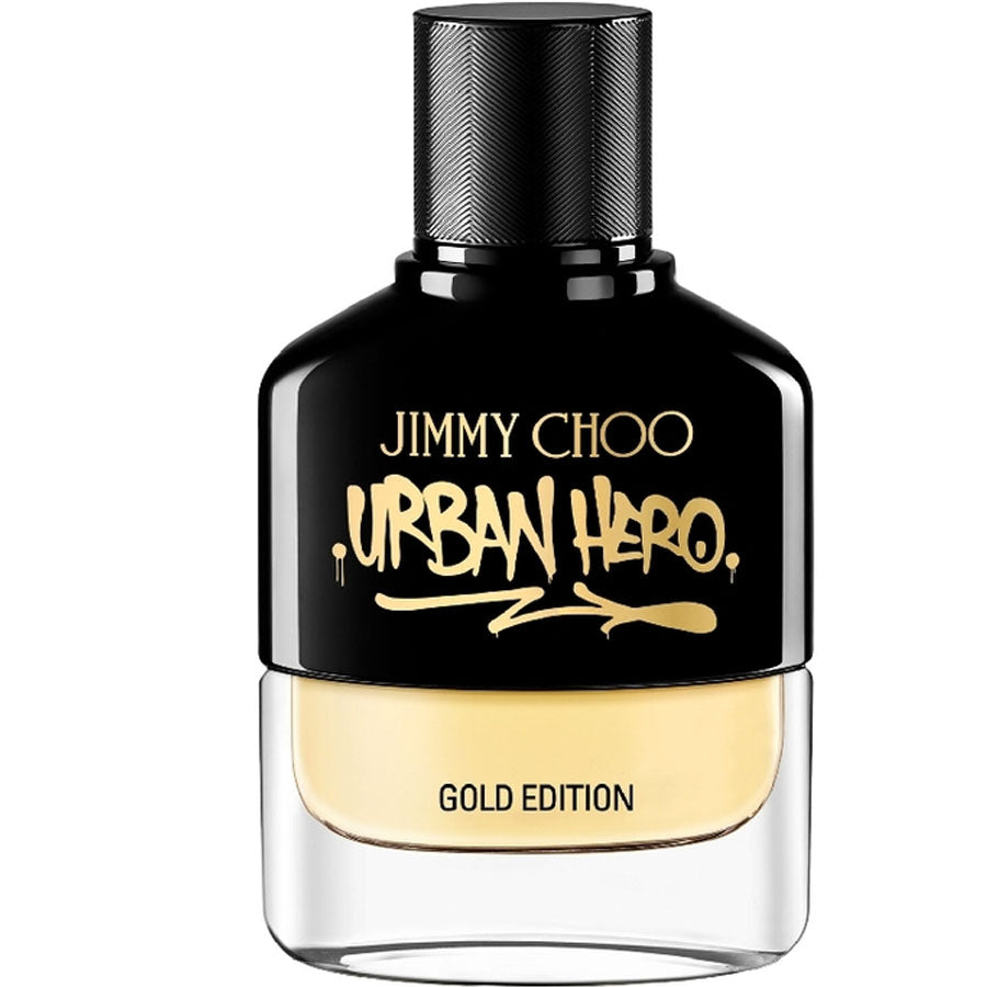 Urban Hero Gold de Jimmy Choo Men 3.4 oz EDP Spray Tester botella dorada