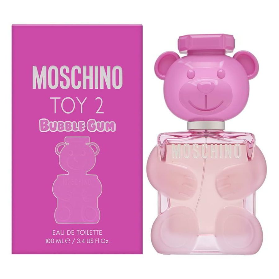Moschino Toy 2 Bubble Gum women’s EDT 3.4 oz, pink teddy bottle