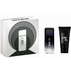 212 VIP Black by Carolina Herrera for Men 3.4 oz EDP 2pc Gift Set