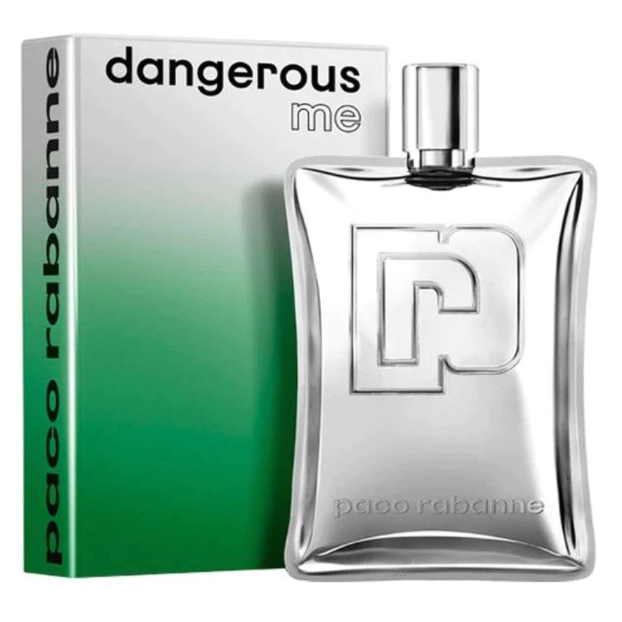 Dangerous Me Paco Rabanne EDP fragrance 2.1 oz green bottle